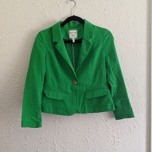 Sherry Taylor Bright Green Linen Blazer